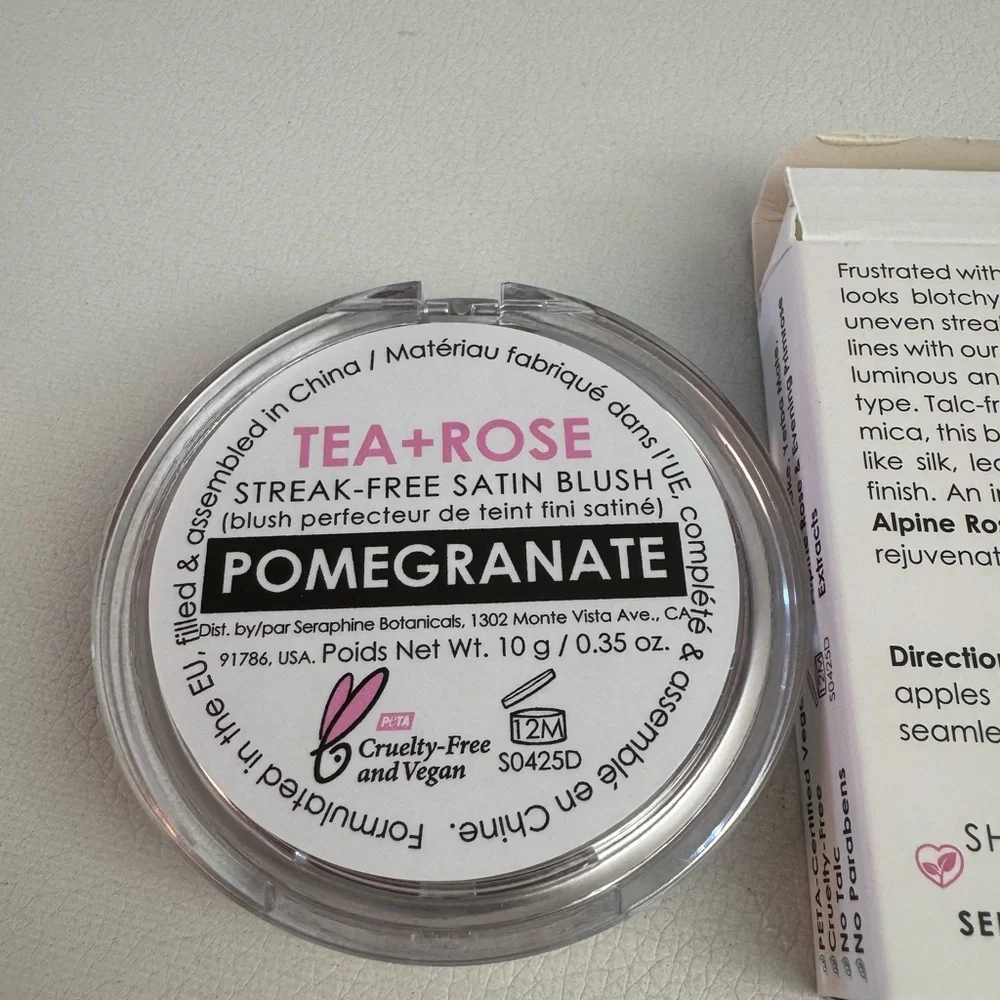 Seraphine Botanicals Tea + Rose Blush - Pomegranate